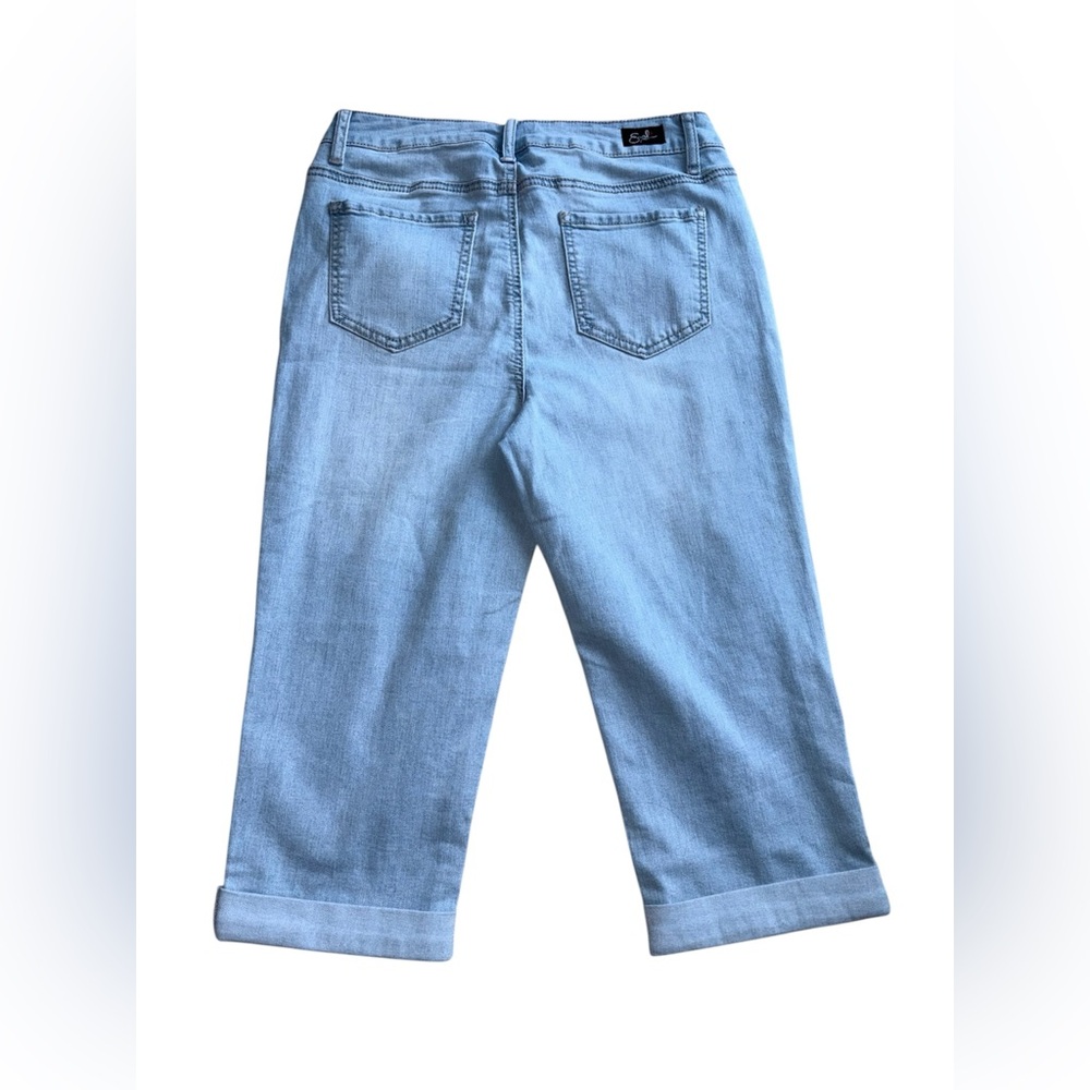 Earl Jeans capri Blue Denim size 8 - Picture 2 of 9